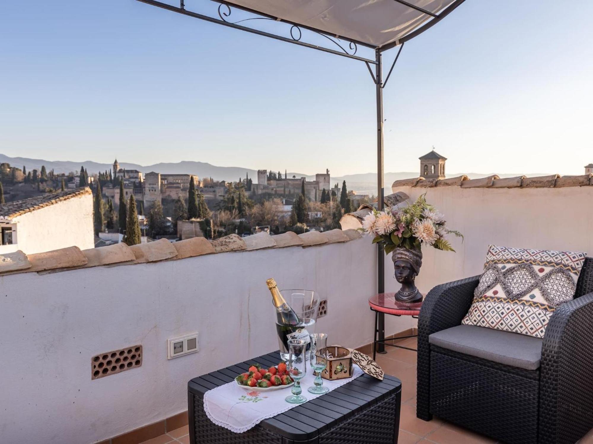 Вилла Luxury Alhambra Penthouse Collection Sacromonte Гранада Экстерьер фото