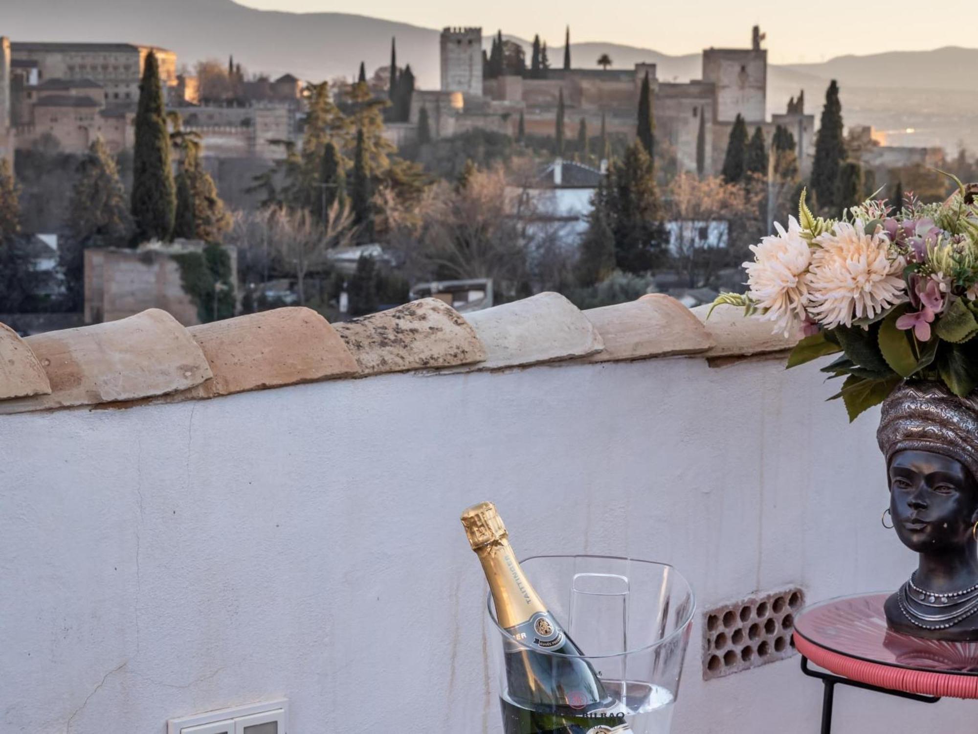 Вилла Luxury Alhambra Penthouse Collection Sacromonte Гранада Экстерьер фото