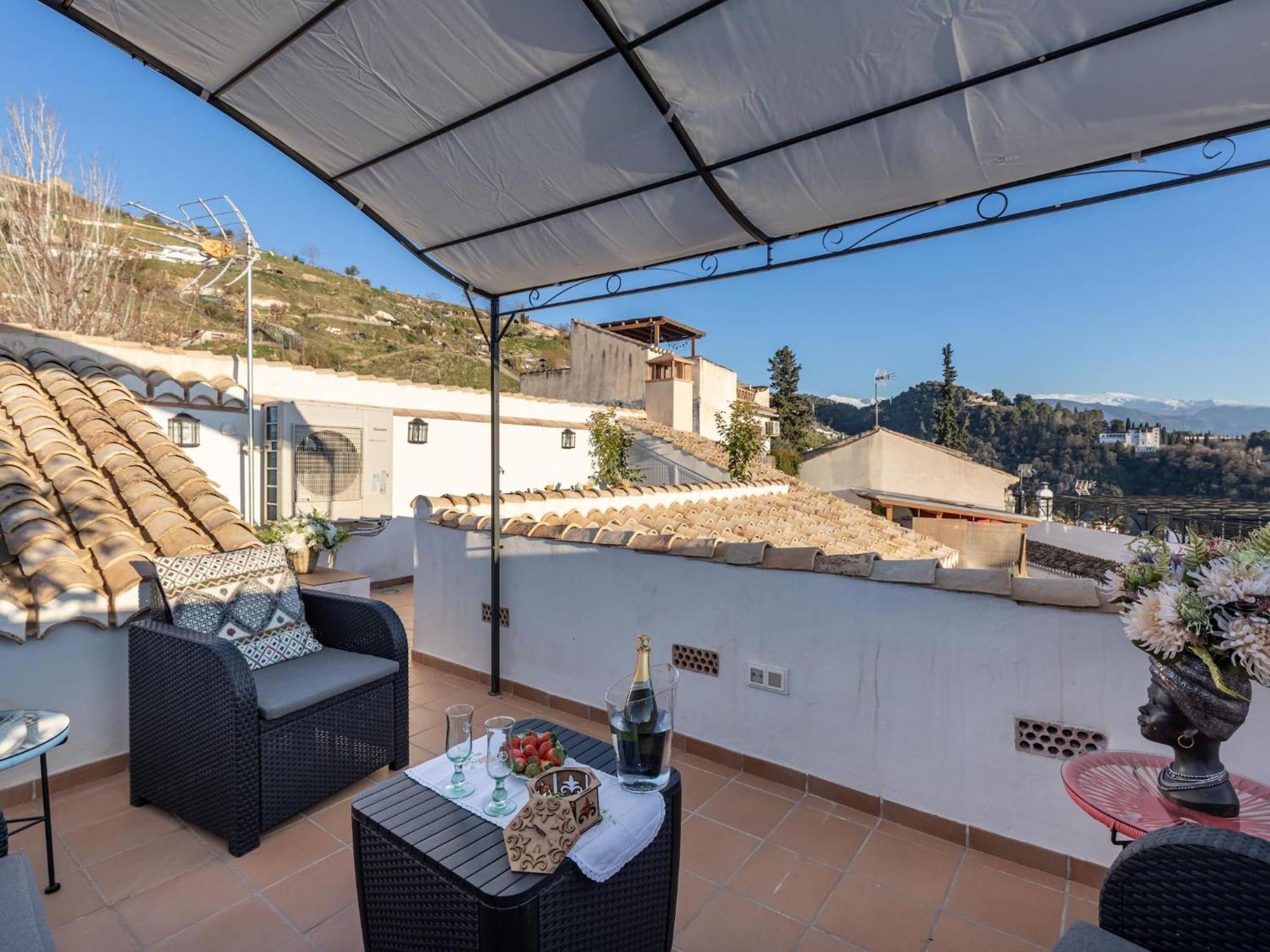 Вилла Luxury Alhambra Penthouse Collection Sacromonte Гранада Экстерьер фото